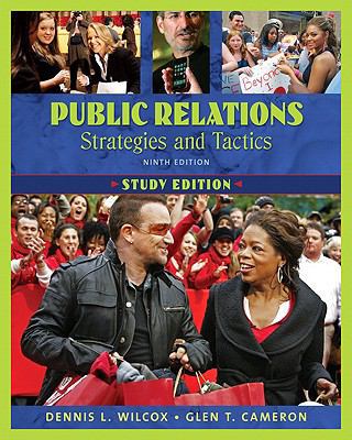 Public Relations: Strategies and Tactics, Study... 020562622X Book Cover