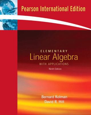 Elementary Linear Algebra with Applications 0131350633 Book Cover