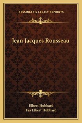 Jean Jacques Rousseau 1162874392 Book Cover