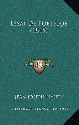 Essai De Poetique (1845) [French] 1168480272 Book Cover