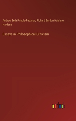 Essays in Philosophical Criticism 3385325528 Book Cover
