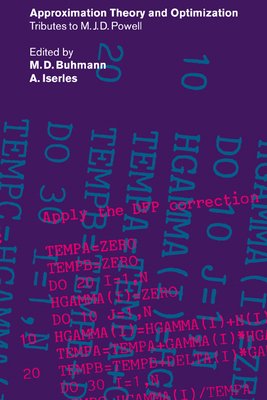 Approximation Theory and Optimization: Tributes... 0521581907 Book Cover