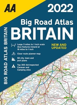 Big Road Atlas Britain Sp 2022 0749582642 Book Cover