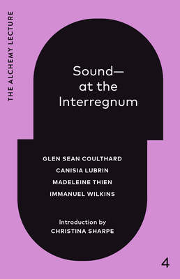 Sound--At the Interregnum 1039059619 Book Cover