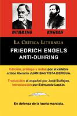 Anti-Duhring de Friedrich Engels: La Ciencia y ... [Spanish] 8470839578 Book Cover