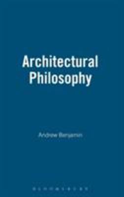 Architectural Philosophy 0485004151 Book Cover