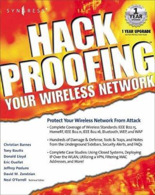 Hackproofing Your Wireless Network 1928994598 Book Cover