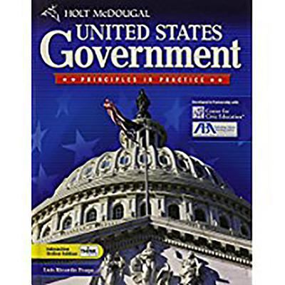 Holt McDougal United States Government: Princip... 0030930286 Book Cover