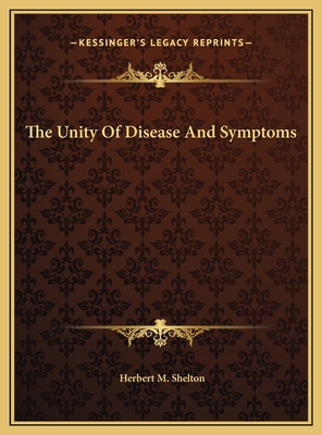 The Unity Of Disease And Symptoms 1169380034 Book Cover