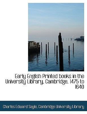 Early English Printed Books in the University L... [Large Print] 111636588X Book Cover