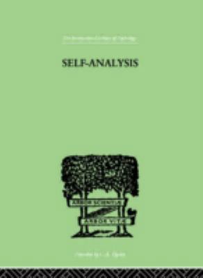 Self-Analysis 0415210992 Book Cover