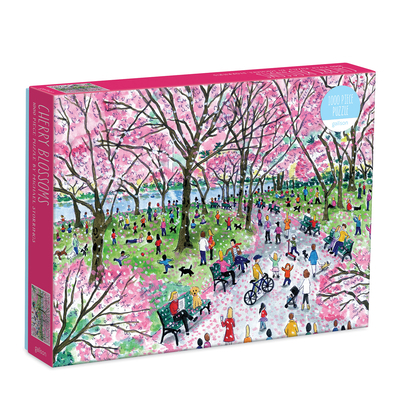 Video Game Michael Storrings Cherry Blossoms 1000 Piece Puzzle Book