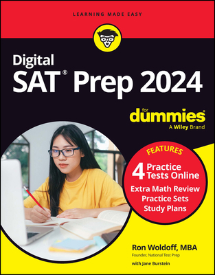 Digital SAT Prep 2024 for Dummies: Book + 4 Pra... 1394183437 Book Cover