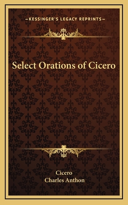 Select Orations of Cicero 1163321273 Book Cover