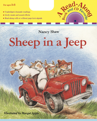 Sheep in a Jeep Book & CD [With CD] 0618695222 Book Cover