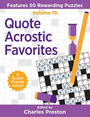 Quote Acrostic Favorites: Features 50 Rewarding... 1734048379 Book Cover