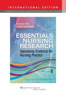 Essentials of Nursing Research 1451176805 Book Cover