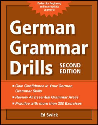 German Grammar Drills [German] 0071789456 Book Cover