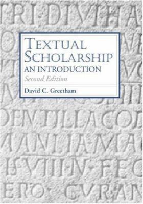 Textual Scholarship: An Introduction 0415970288 Book Cover