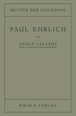 Paul Ehrlich [German] 370915202X Book Cover