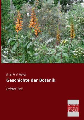 Geschichte Der Botanik [German] 3955623408 Book Cover