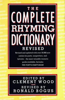 The Complete Rhyming Dictionary 0385413505 Book Cover