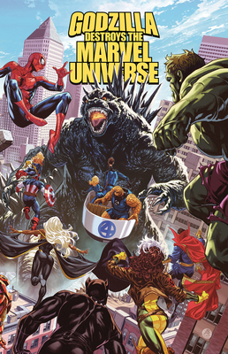 Godzilla Destroys the Marvel Universe 1302964895 Book Cover