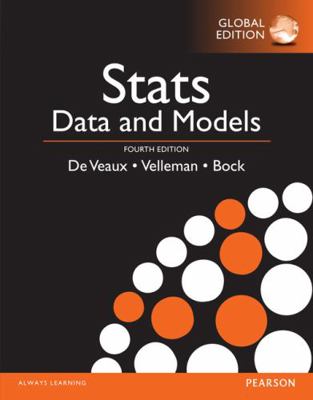 Stats: Data and Models, Global Edition 1292101636 Book Cover