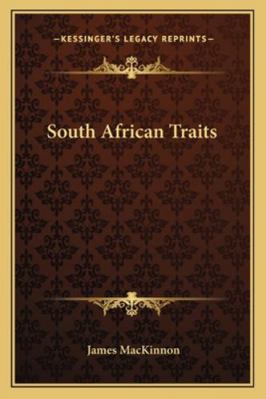 South African Traits 1163280550 Book Cover
