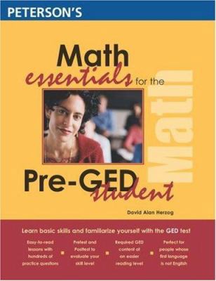 Math Essentials for the Pre-Ged Student 0768912539 Book Cover