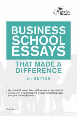 Business School Essays That Made a Difference, ... 0804125805 Book Cover