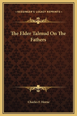 The Elder Talmud On The Fathers 1169183085 Book Cover