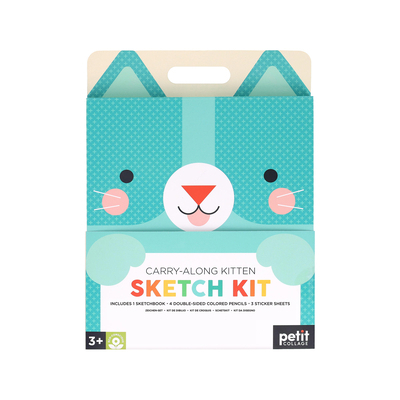 Carry-Along Kitten Sketch Kit [With Sticker(s) ... 1797231928 Book Cover