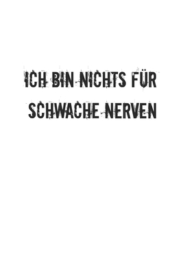 Ich bin nichts für schwache Nerven: Monatsplane... [German] 1689171693 Book Cover