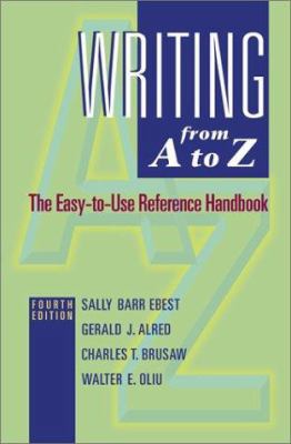 Writing from A to Z: The Easy-To-Use Reference ... 0072555998 Book Cover