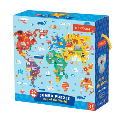 Toy Map of the World Jumbo Puzzle Book