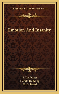 Emotion And Insanity 1164476939 Book Cover