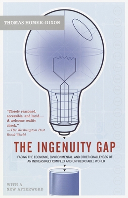 The Ingenuity Gap: Facing the Economic, Environ... 037571328X Book Cover