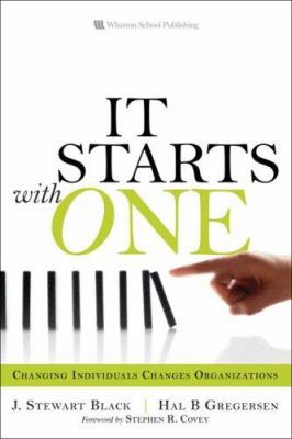 It Starts with One: Changing Individuals Change... 0132319845 Book Cover