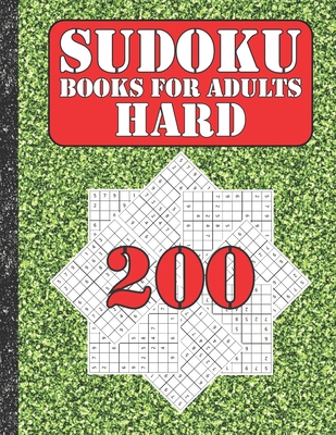 Sudoku books for adults hard: 200 Sudokus from ... B086Y6HQCZ Book Cover