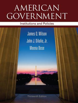 American Government: Institutions & Policies 1111830010 Book Cover