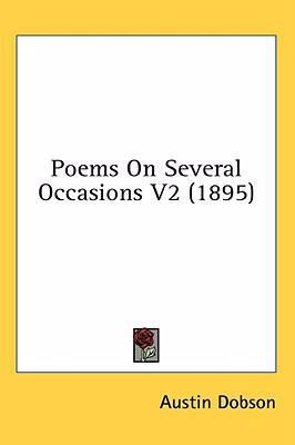 Poems On Several Occasions V2 (1895) 1436559987 Book Cover