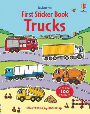 Trucks (Usborne Sticker Books) 0746089414 Book Cover