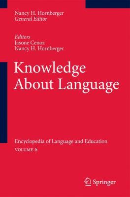 Knowledge about Language 9048194695 Book Cover