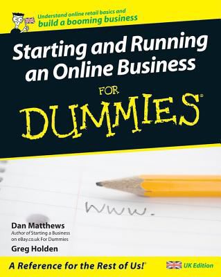 Starting and Running an Online Business for Dum... 0470057688 Book Cover