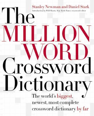 The Million Word Crossword Dictionary 0060517565 Book Cover