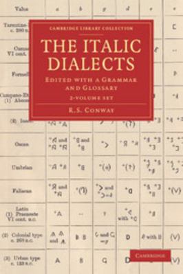 The Italic Dialects 2 Volume Set: Edited with a... 1108061176 Book Cover