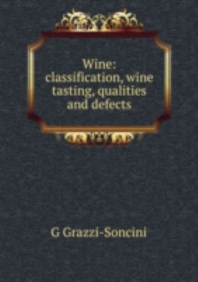 Wine Classification Wine Tasting Qualit 5874890882 Book Cover