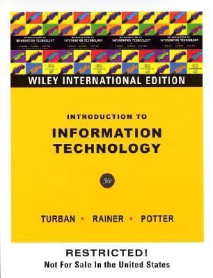 Introduction to Information Technology 0471661368 Book Cover