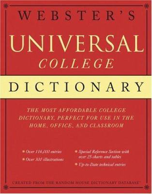 Webster's Universal College Dictionary 0375425675 Book Cover